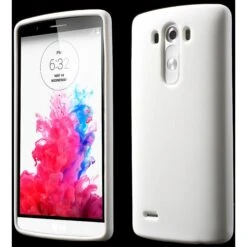 Coque LG G3 Silicone Naked Blanc