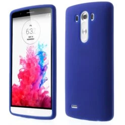 Coque LG G3 Silicone Naked Bleu