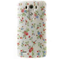Coque Silicone LG G3 Fantaisie Fleurs