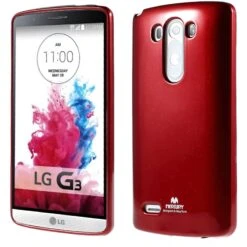 Coque LG G3 Silicone Gel Mercury Rouge