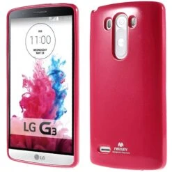 Coque LG G3 Silicone Gel Mercury Fushia