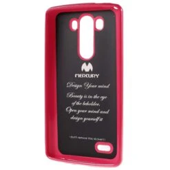 Coque LG G3 Silicone Gel Mercury Fushia -All For Phone Magasin coque lg g3 frac1162 4
