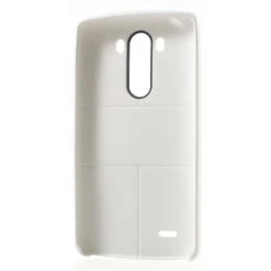 Coque LG G3 Silicone Aspect Cuir Blanc -All For Phone Magasin coque lg g3 frac1169 5