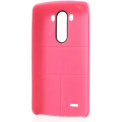 Coque LG G3 Silicone Aspect Cuir Rose -All For Phone Magasin coque lg g3 frac1170 5