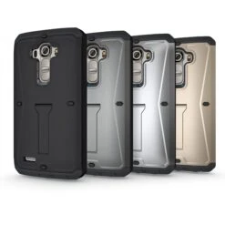 Coque LG G4 Hybrid Ultra-résistante Avec Support Or -All For Phone Magasin coque lg g4 frac1147 3
