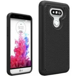 Coque Silicone LG G5 Relief Antichoc Noir