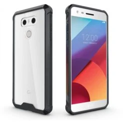Coque Antichoc Transparente LG G6 Noir -All For Phone Magasin coque lg g6 frac2448 5