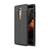 Coque Silicone Nokia 5.1 Aspect Cuir Noir -All For Phone Magasin coque nokia 5 1 frac3161