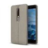 Coque Silicone Nokia 6.1 Aspect Cuir Gris -All For Phone Magasin coque nokia 6 1 frac3136