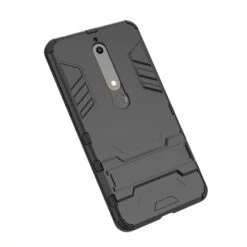 Coque Antichoc Nokia 6.1 Hybride Avec Support Noir -All For Phone Magasin coque nokia 6 1 frac3144 5
