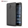 Coque Silicone Nokia 6 Aspect Cuir Noir -All For Phone Magasin coque nokia 6 frac3116