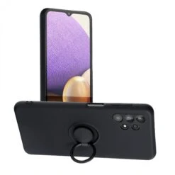 Coque Silicone Galaxy A33 5G Avec Anneau Noir