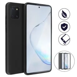 Coque Silicone Galaxy S10e Intégrale Noir -All For Phone Magasin coque silicone galaxy s10e integrale noir frac4179 2