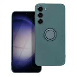 Coque SILICONE Galaxy S23 PLUS Avec Anneau Vert -All For Phone Magasin coque silicone galaxy s23 plus avec anneau vert frac4612 10