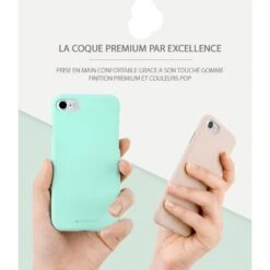 Coque Silicone IPhone 13 Soft Feeling Bleu JAYM® -All For Phone Magasin coque silicone iphone 13 soft feeling bleu 3