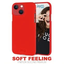 Coque Silicone IPhone 13 Soft Feeling Rouge JAYM®