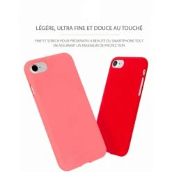 Coque Silicone IPhone 13 Soft Feeling Rouge JAYM® -All For Phone Magasin coque silicone iphone 13 soft feeling rouge 3