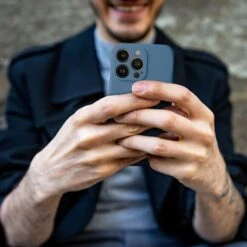 Coque Silicone Mag Cover Pour IPhone 12 PRO MAX Bleu -All For Phone Magasin coque silicone mag cover pour iphone 12 pro max bleu frac4646 6