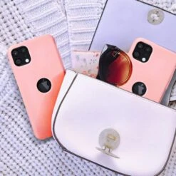 Coque SILICONE PREMIUM Pour IPhone 14 Pro Rose -All For Phone Magasin coque silicone premium pour iphone 14 pro rose frac4652 3