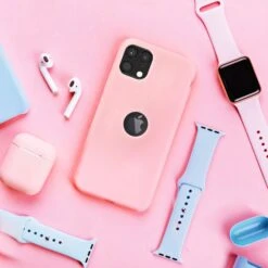 Coque SILICONE PREMIUM Pour IPhone 14 Pro Rose -All For Phone Magasin coque silicone premium pour iphone 14 pro rose frac4652 6