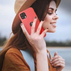 Coque SILICONE PREMIUM Pour IPhone 14 Rouge -All For Phone Magasin coque silicone premium pour iphone 14 rouge frac4654 5