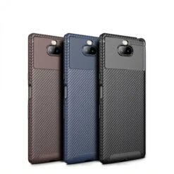 Coque Silicone Antichoc Sony Xperia 10 - MOFI - Style Fibre De Carbone Noir -All For Phone Magasin coque sony xperia 10 frac2934 10