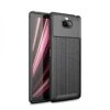 Coque Silicone Antichoc Sony Xperia 10 - MOFI - Style Fibre De Carbone Noir -All For Phone Magasin coque sony xperia 10 frac2934