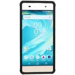 Coque Sony Xperia XA Silicone Hybrid Avec Support Noir 28 Coque Sony Xperia XA Silicone Hybrid Avec Support Noir -All For Phone Magasin coque sony xperia xa frac1570 12