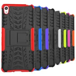 Coque Sony Xperia XA Silicone Hybrid Avec Support Noir 21 Coque Sony Xperia XA Silicone Hybrid Avec Support Noir -All For Phone Magasin coque sony xperia xa frac1570 5