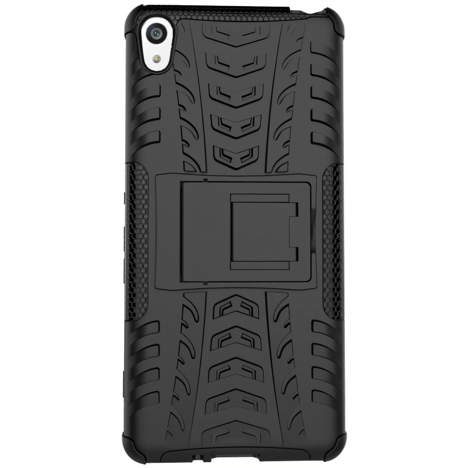 Coque Sony Xperia XA Silicone Hybrid Avec Support Noir 12 Coque Sony Xperia XA Silicone Hybrid Avec Support Noir – Image 10