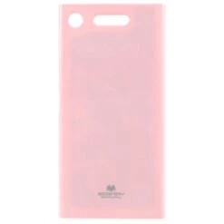 Coque Xperia XZ1 Silicone Mercury Rose