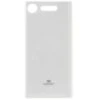 Coque Xperia XZ1 Silicone Mercury Blanc
