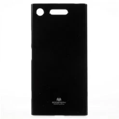 Coque Xperia XZ1 Silicone Mercury Noir