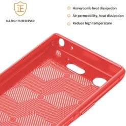 Coque Silicone Xperia XZ1 Style Business Rouge -All For Phone Magasin coque sony xperia xz1 frac1830 3