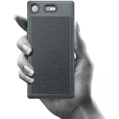 Coque Silicone Xperia XZ1 Style Business Gris -All For Phone Magasin coque sony xperia xz1 frac1831 6