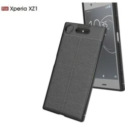 Coque Xperia XZ1 Silicone Style Fibre Carbone Rouge -All For Phone Magasin coque sony xperia xz1 frac1833 13