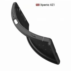 Coque Xperia XZ1 Silicone Style Fibre Carbone Rouge -All For Phone Magasin coque sony xperia xz1 frac1833 16