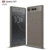 Coque Xperia XZ1 Silicone Style Fibre Carbone Gris -All For Phone Magasin coque sony xperia xz1 frac1835