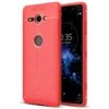 Coque Silicone Xperia XZ2 Compact Litchi Rouge