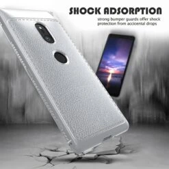 Coque Antichoc Xperia XZ2 Gentry Series Ivso Gris -All For Phone Magasin coque sony xperia xz2 frac2421 2