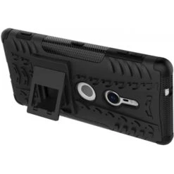 Coque Antichoc Sony Xperia XZ2 Hybride Avec Support Noir -All For Phone Magasin coque sony xperia xz2 frac2444 2