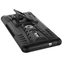 Coque Antichoc Sony Xperia XZ2 Hybride Avec Support Noir -All For Phone Magasin coque sony xperia xz2 frac2444 3