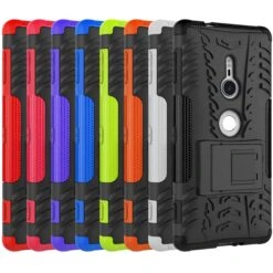 Coque Antichoc Sony Xperia XZ2 Hybride Avec Support Noir -All For Phone Magasin coque sony xperia xz2 frac2444 8