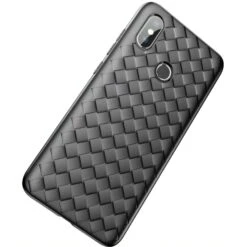 Coque Silicone Xiaomi Mi 8 Tissé Baseus Noir -All For Phone Magasin coque xiaomi mi 8 frac2536 2