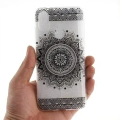Coque Silicone Xiaomi Mi A2 Et Mi 6X Mandala Noir -All For Phone Magasin coque xiaomi mi a2 frac2555 4
