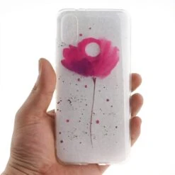 Coque Silicone Xiaomi Mi A2 Et Mi 6X Fleur Rose Transparent -All For Phone Magasin coque xiaomi mi a2 frac2556 4