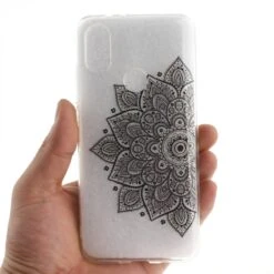 Coque Silicone Xiaomi Mi A2 Et Mi 6X Half Flower Transparent -All For Phone Magasin coque xiaomi mi a2 frac2557 4