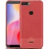 Coque Silicone Xiaomi Redmi 6 Litchi Brossé Rouge -All For Phone Magasin coque xiaomi redmi 6 frac2540