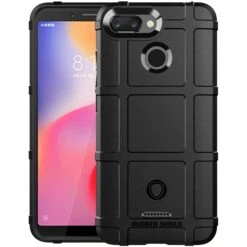 Coque Antichoc Xiaomi Redmi 6 Square Grid Noir -All For Phone Magasin coque xiaomi redmi 6 frac2561 5