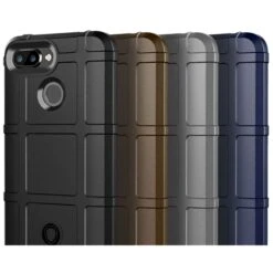 Coque Antichoc Xiaomi Redmi 6 Square Grid Noir -All For Phone Magasin coque xiaomi redmi 6 frac2561 7